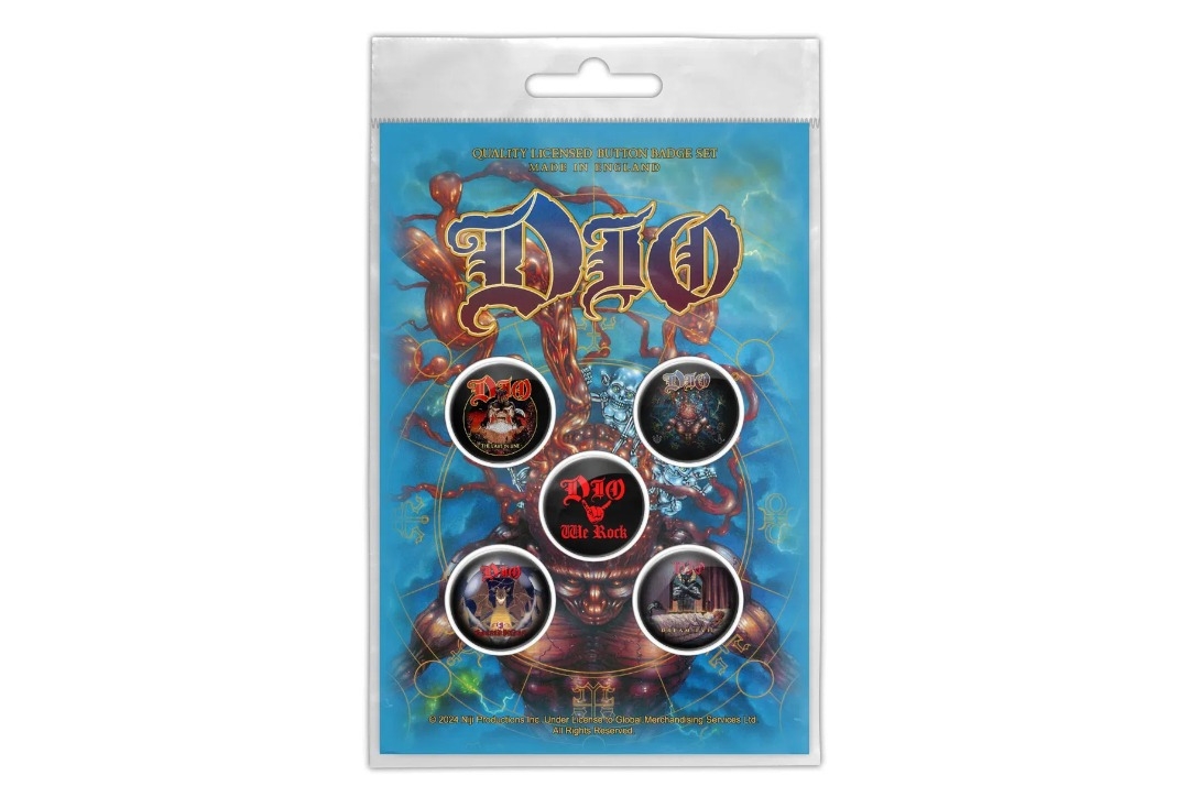 Dio - Strange Highways Button Badge Pack