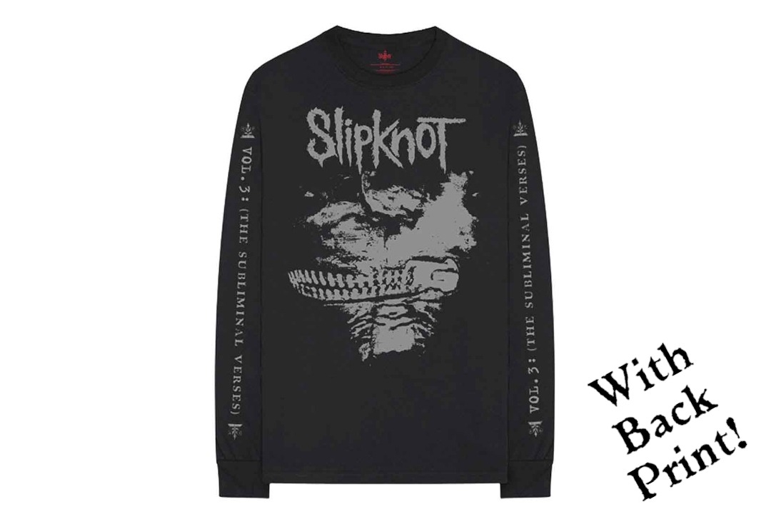 Slipknot - Subliminal Verses Men's Official Long Sleeve T-Shirt - Front