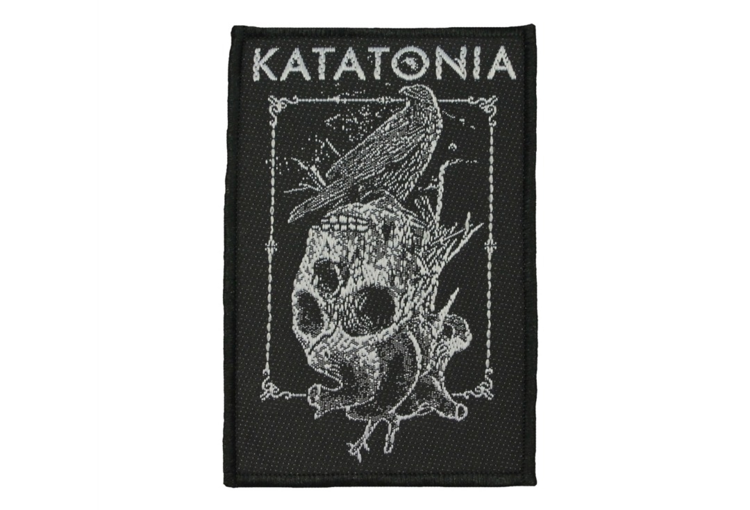 Katatonia - Skull Crow Sew On Woven Patch
