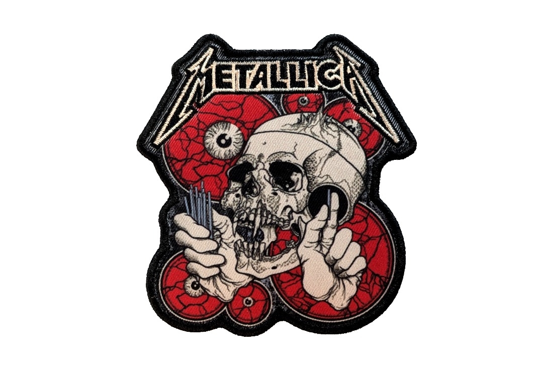 Metallica - The Last Straw Red Eyes Iron On Printed & Embroidered Patch