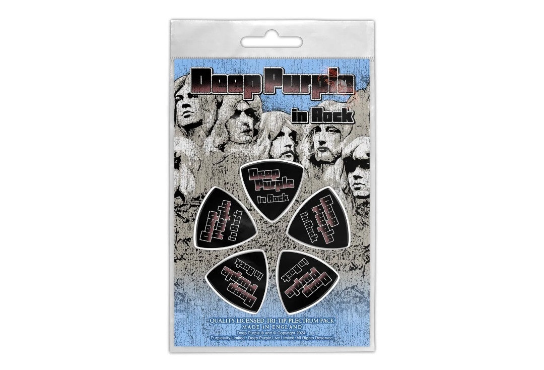 Deep Purple - In Rock Official Tri-Tip Plectrum Pack