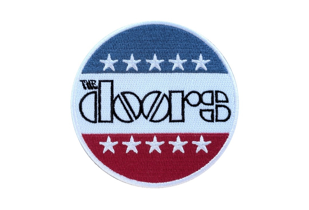 The Doors - Stars & Stripes Iron On Embroidered Patch