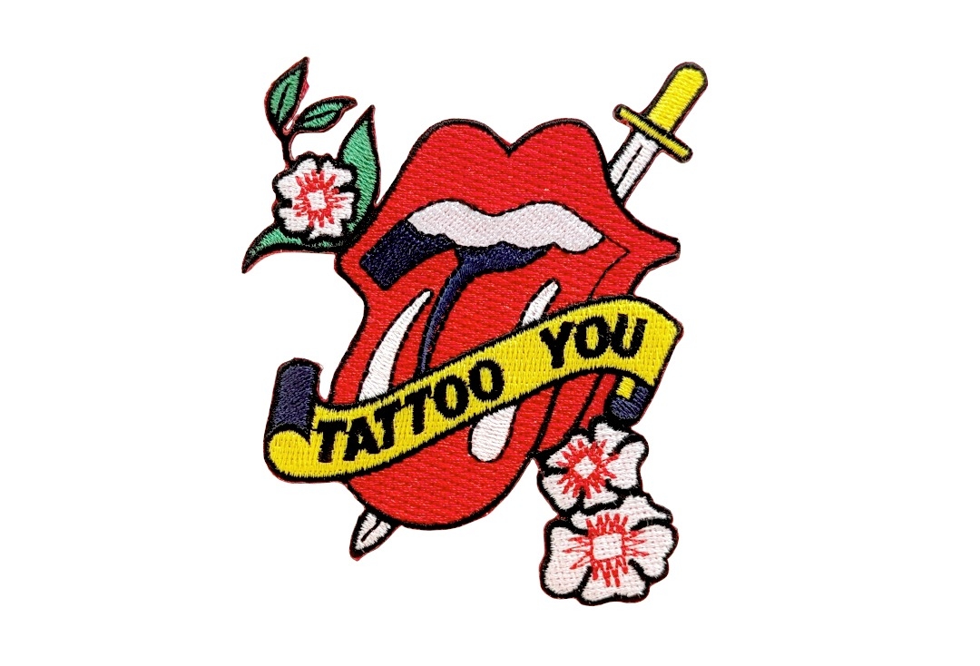 The Rolling Stones - Cut Out Tattoo You (Standard) Iron On Embroidered Patch