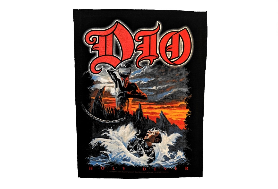 Dio - Holy Diver Printed Back Patch