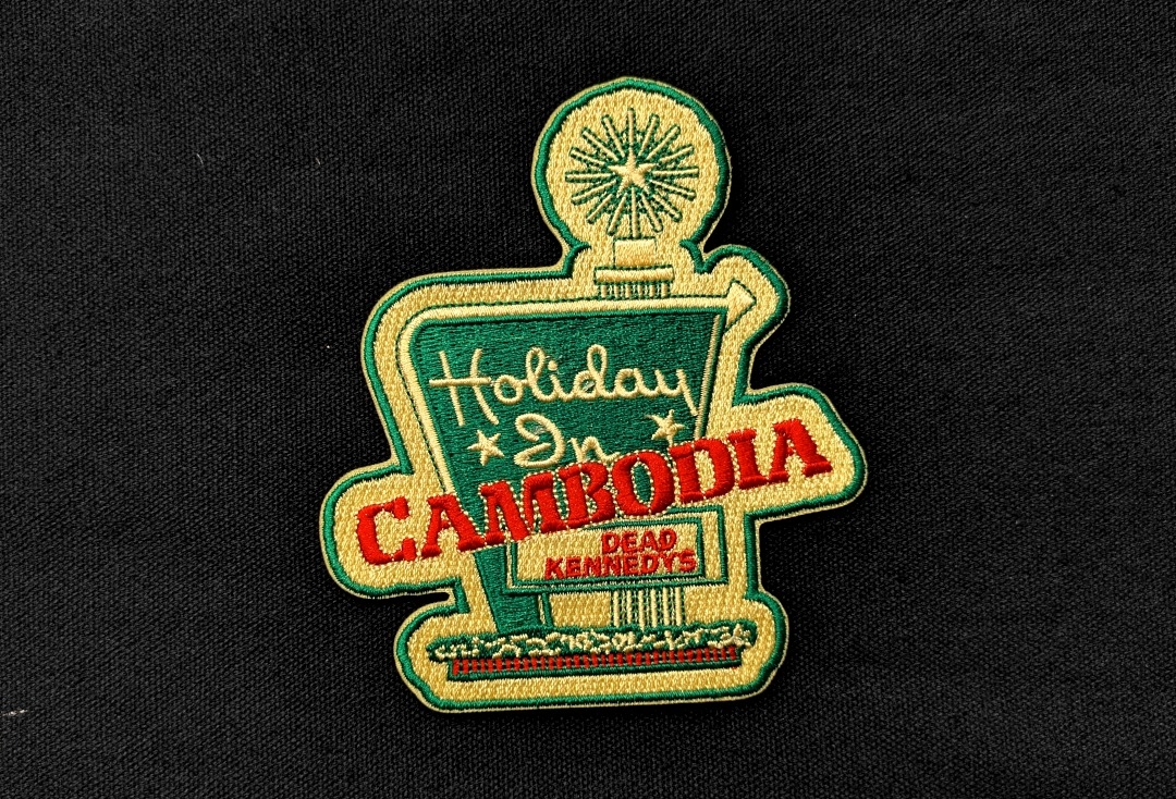 Dead Kennedys - Holiday In Cambodia Iron On Embroidered Patch