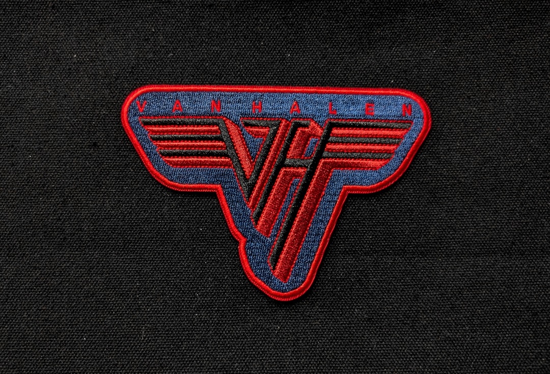Van Halen -  Red & Blue Classic Logo Iron On Embroidered Patch