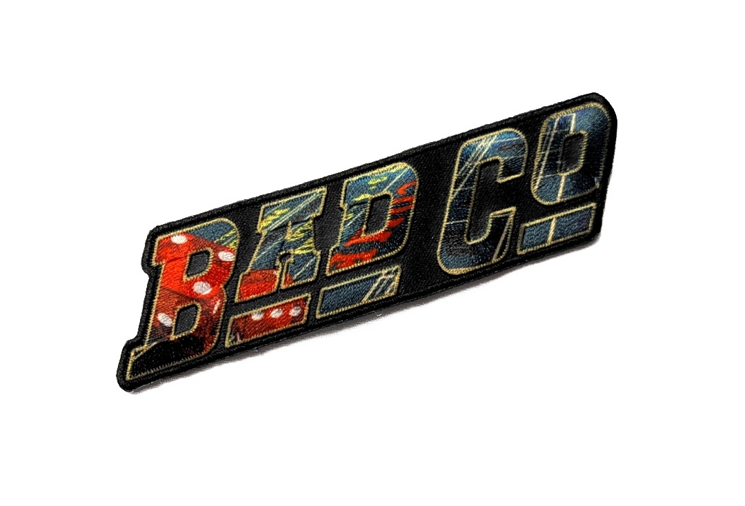 Bad Company - Dice Logo Cut Out Iron On Printed & Embroidered Patch