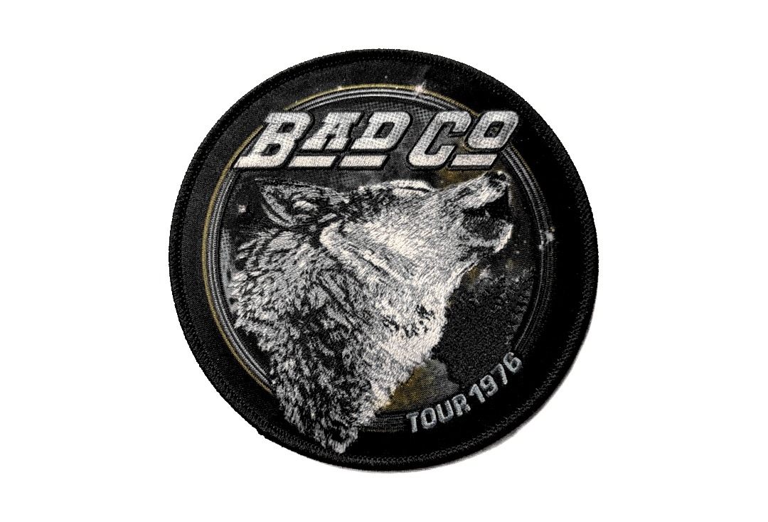 Bad Company - Tour 1976 Circular Iron On Printed & Embroidered Patch