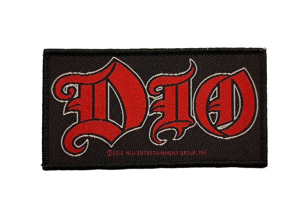 Dio - Rectangular Logo Sew On Woven Patch