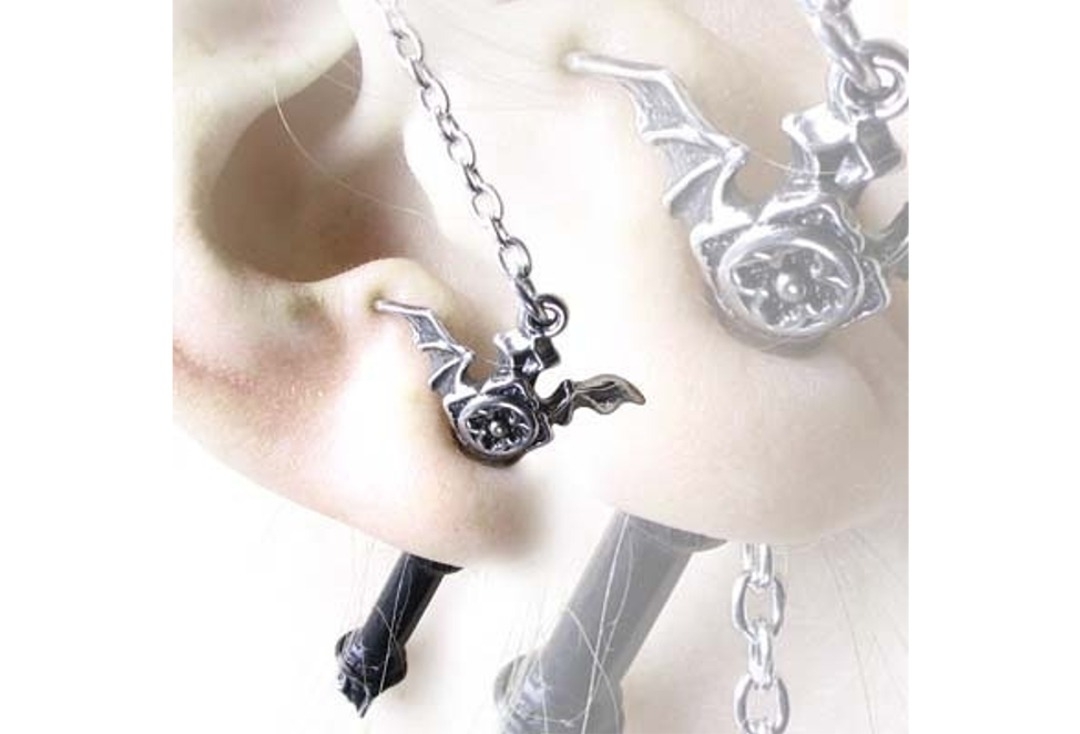 Ruthven Cross Alchemy Gothic Ear Stud