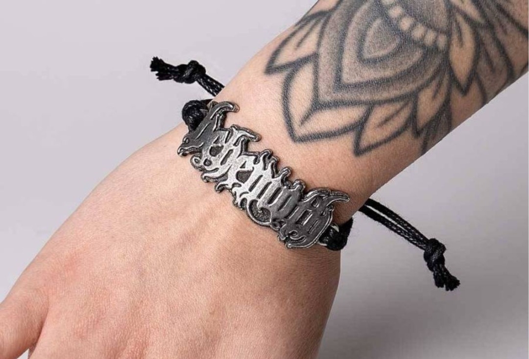 Behemoth - Logo Alchemy Gothic Bracelet - Modelled