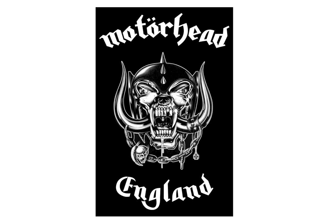 Official Band Merch | Motorhead - England Printed Textile Poster