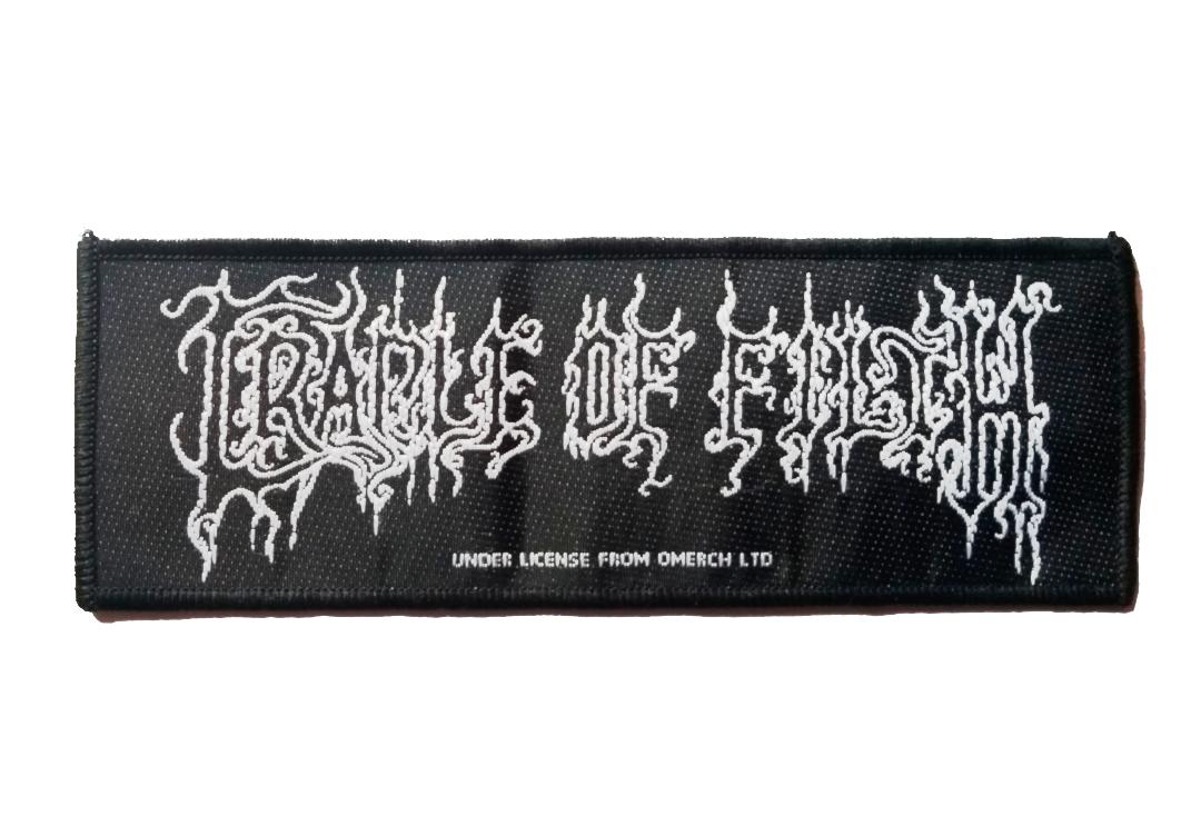 Official Band Merch | Cradle Of Filth - Logo Super Strip Woven Patch