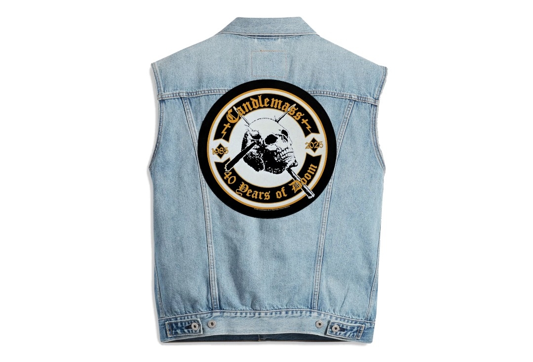 Candlemass - 40 Years Of Doom Printed Circular Back Patch - Jacket