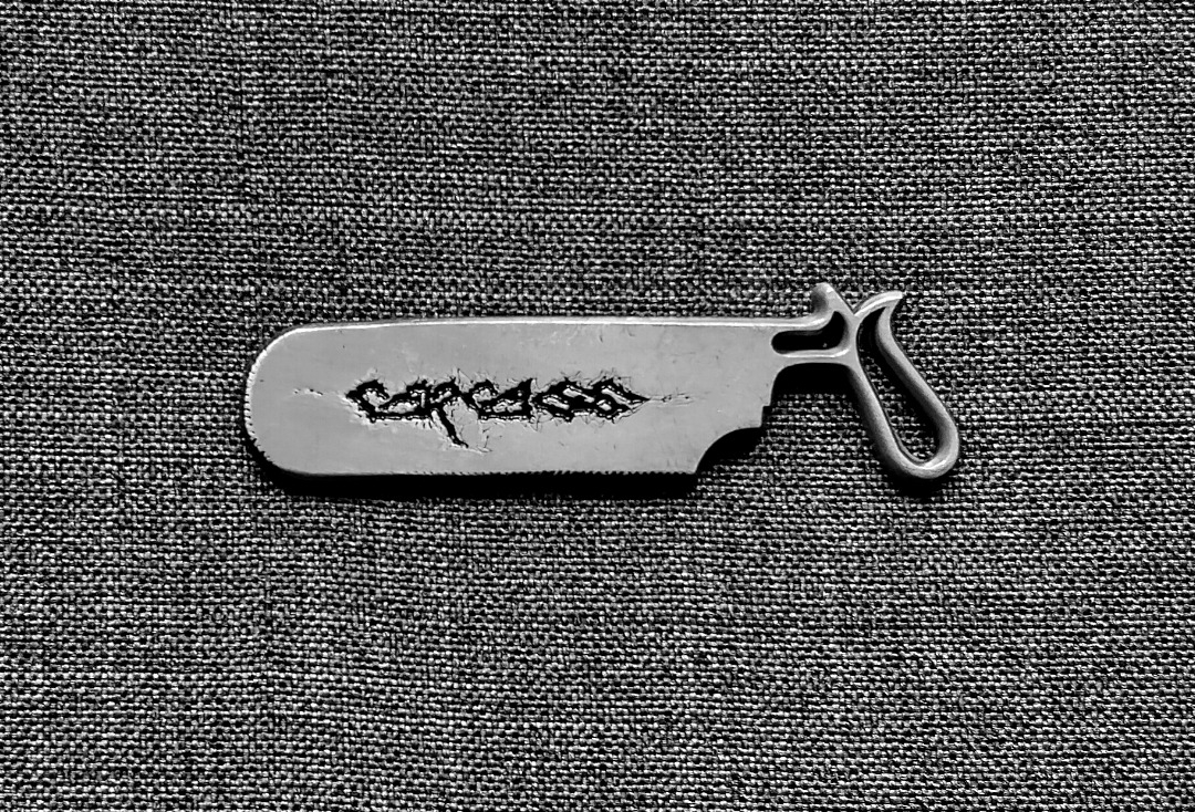 Carcass - Saw & Logo Official Metal Pin Badge