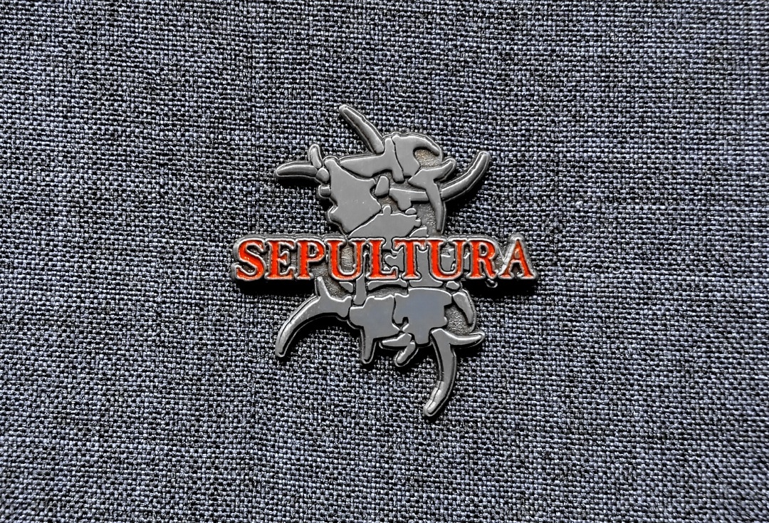 Sepultura - Logo & Tribal S Official Metal Pin Badge