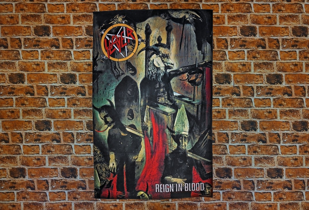 Slayer - Reign In Blood Printed Textile Poster