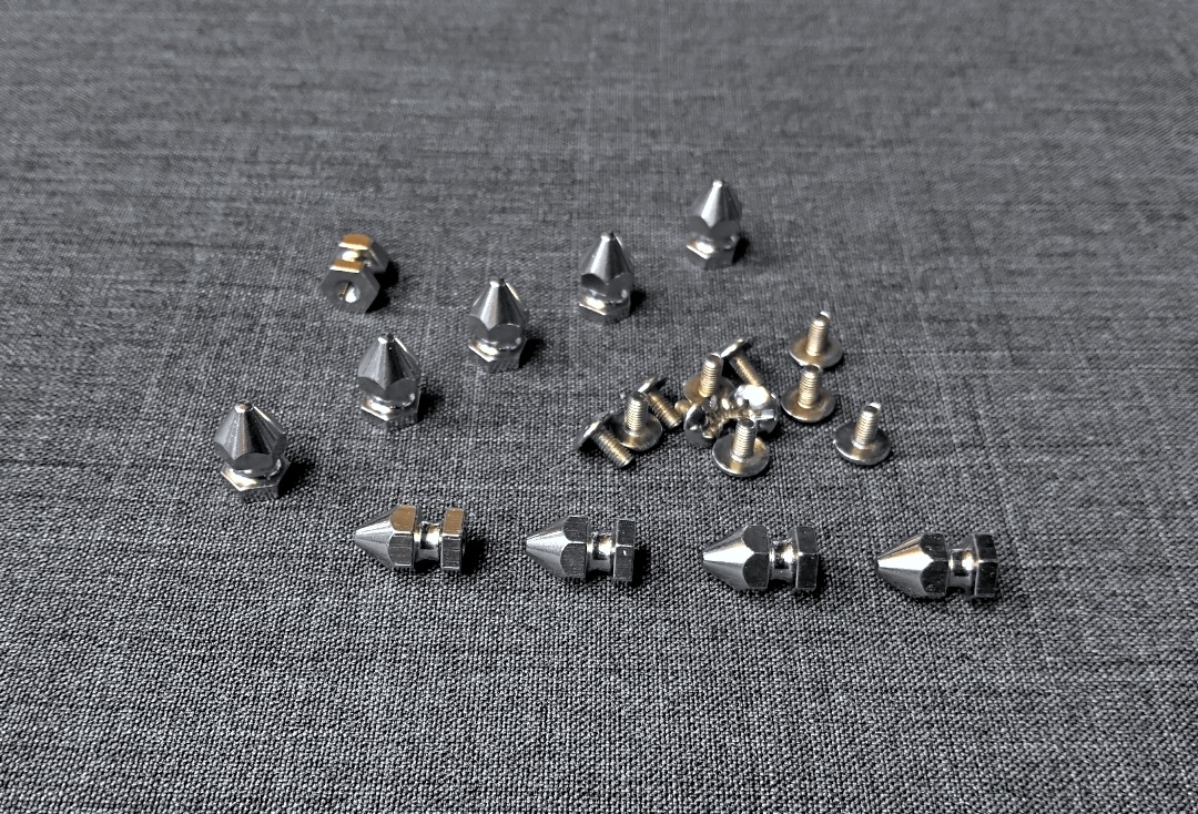 Small Hex Screw On Threaded Spike