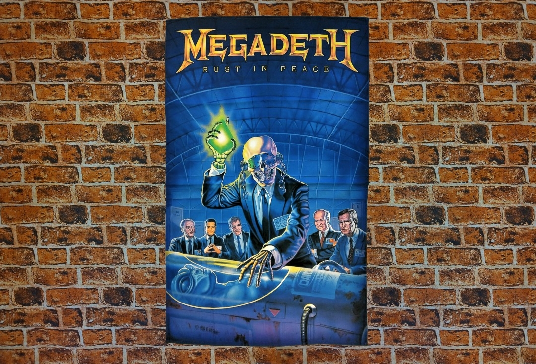 Megadeth - Rust In Peace Printed Textile Poster