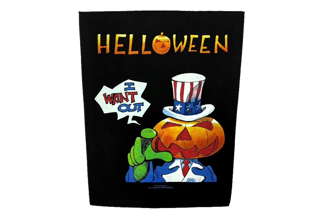 Helloween - I Want Out Printed Back Patch