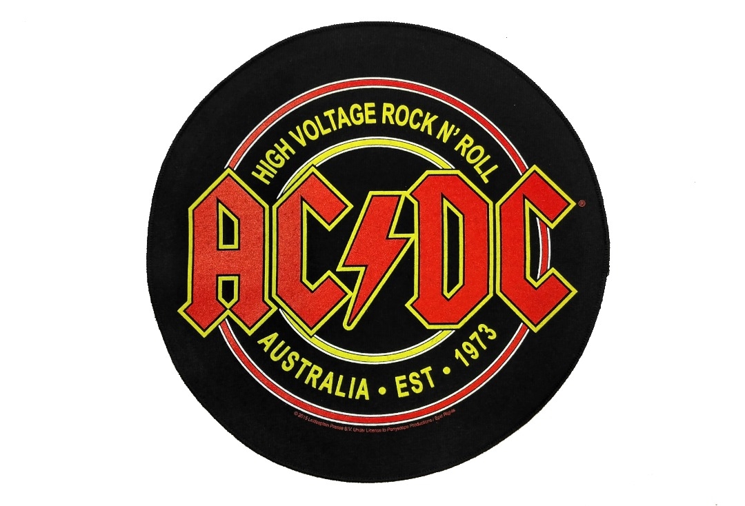AC/DC - High Voltage Rock & Roll Printed Circular Back Patch