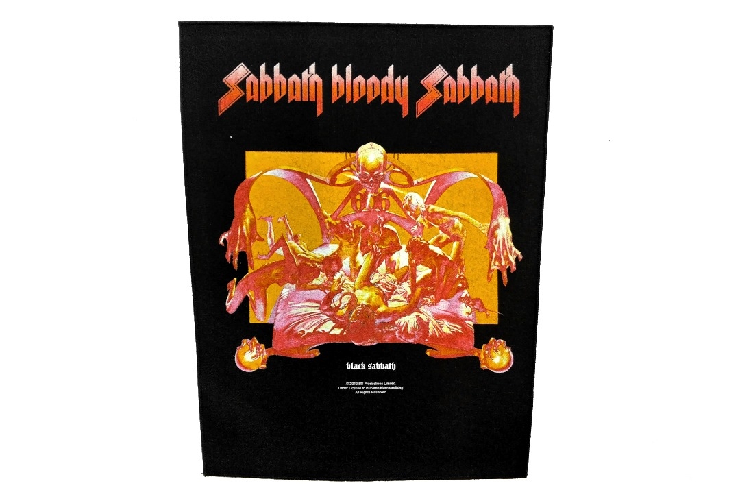 Black Sabbath - Sabbath Bloody Sabbath Printed Back Patch