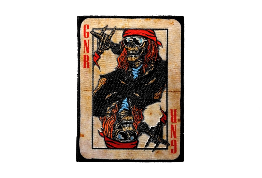 Guns N' Roses - Playing Card Iron On Printed & Embroidered Patch