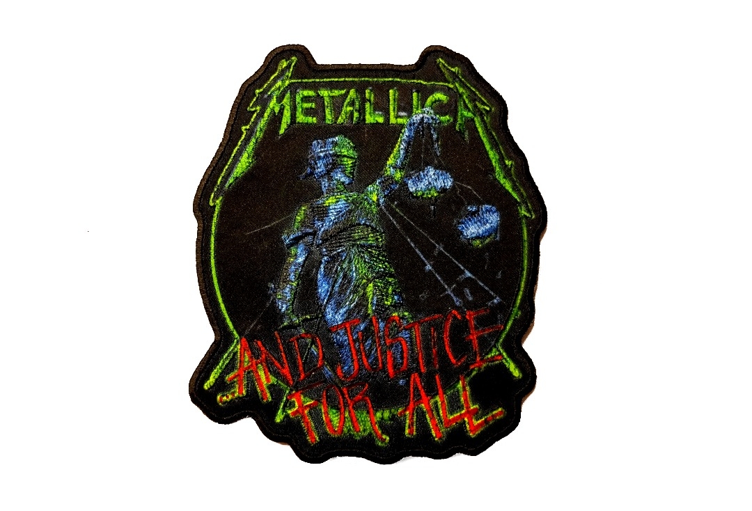 Metallica - Vintage Justice Iron On Printed & Embroidered Patch