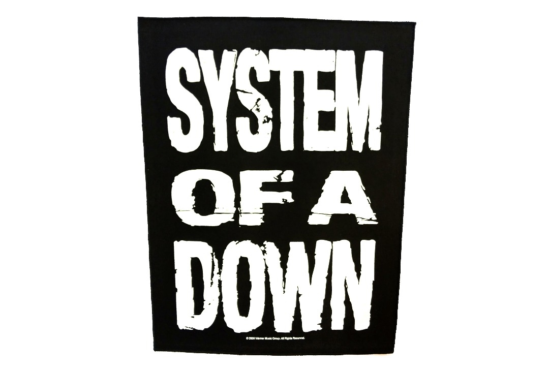 System Of A Down - Stacked Logo Printed Back Patch