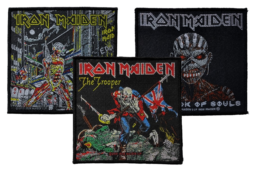 Iron Maiden - Bundle Of 31 Official Sew On Woven Patches Eddie Albums