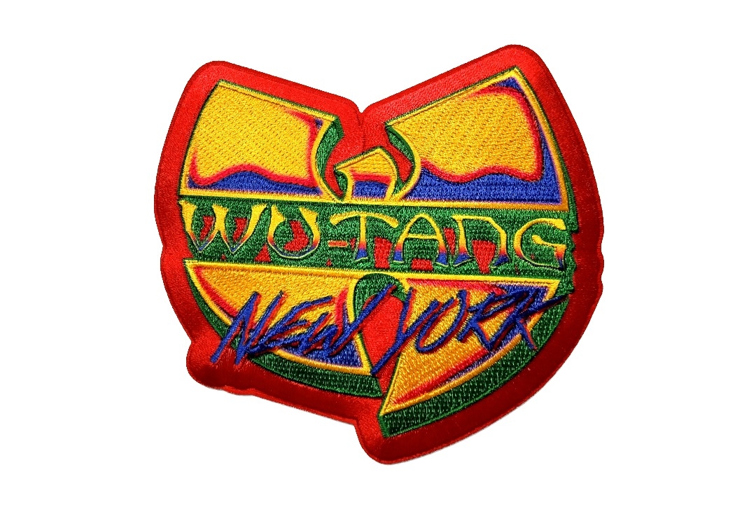 Wu-Tang Clan - Red New York Logo Iron On Embroidered Patch