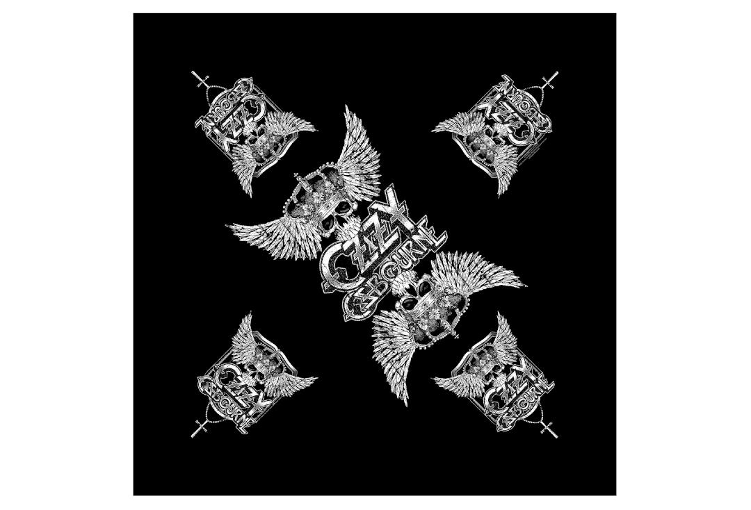Official Band Merch | Ozzy Osbourne - Skull & Wings Official Bandana