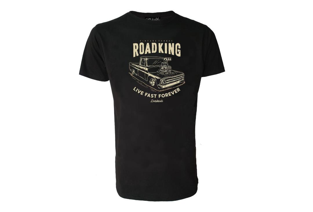 Darkside Clothing | Road King Short Sleeve Men's T-Shirt - Full View