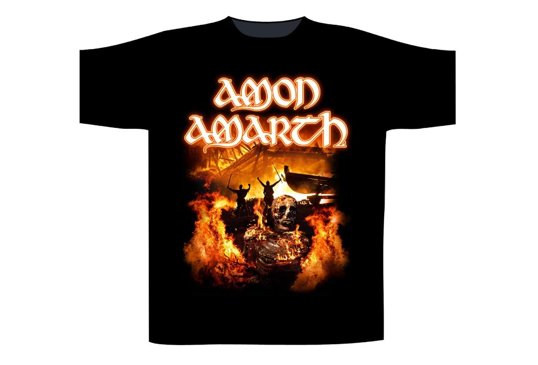 Official Band Merch | Amon Amarth - Death In Fire Men's Short Sleeve T-Shirt