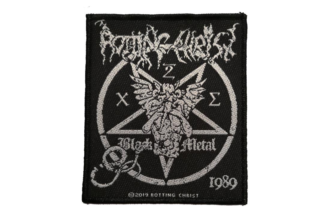 Official Band Merch | Rotting Christ - Black Metal Woven Patch
