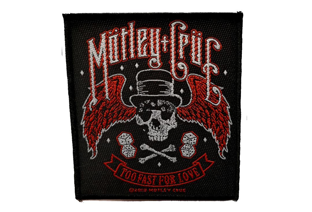 Official Band Merch | Motley Crue - Too Fast For Love Woven Patch