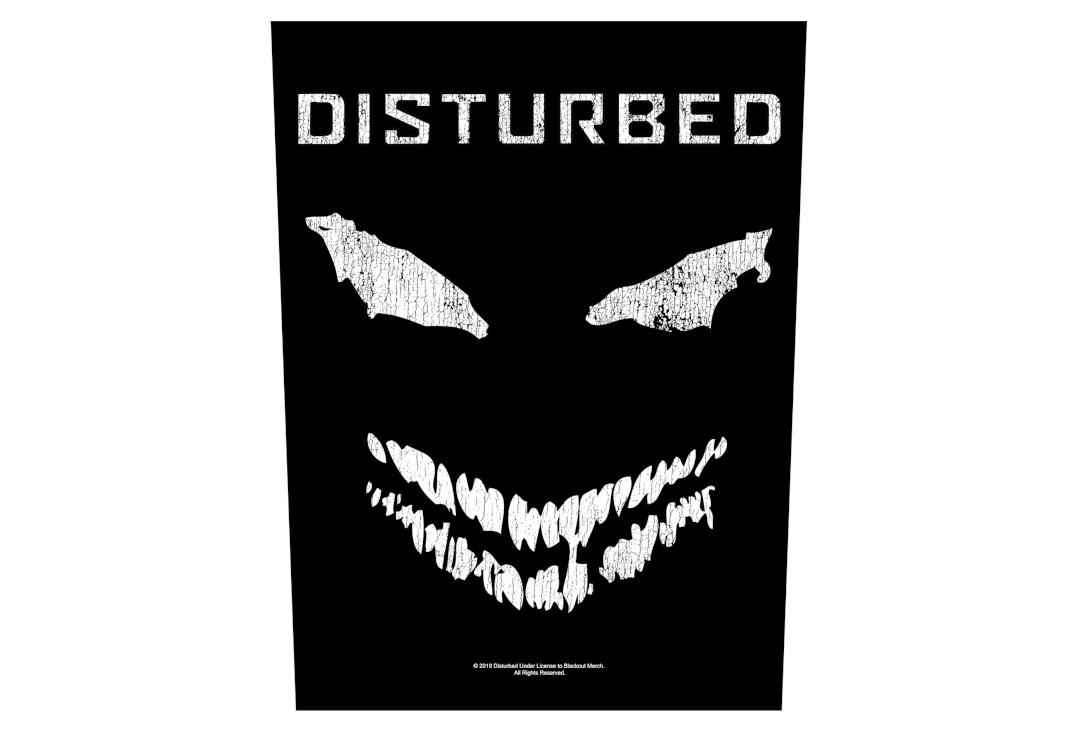 Official Band Merch | Disturbed - Face Printed Back Patch