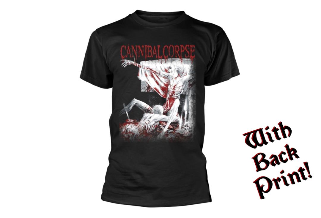 Official Band Merch | Cannibal Corpse - Tomb Of The Mutilated Men's Short Sleeve T-Shirt - Front