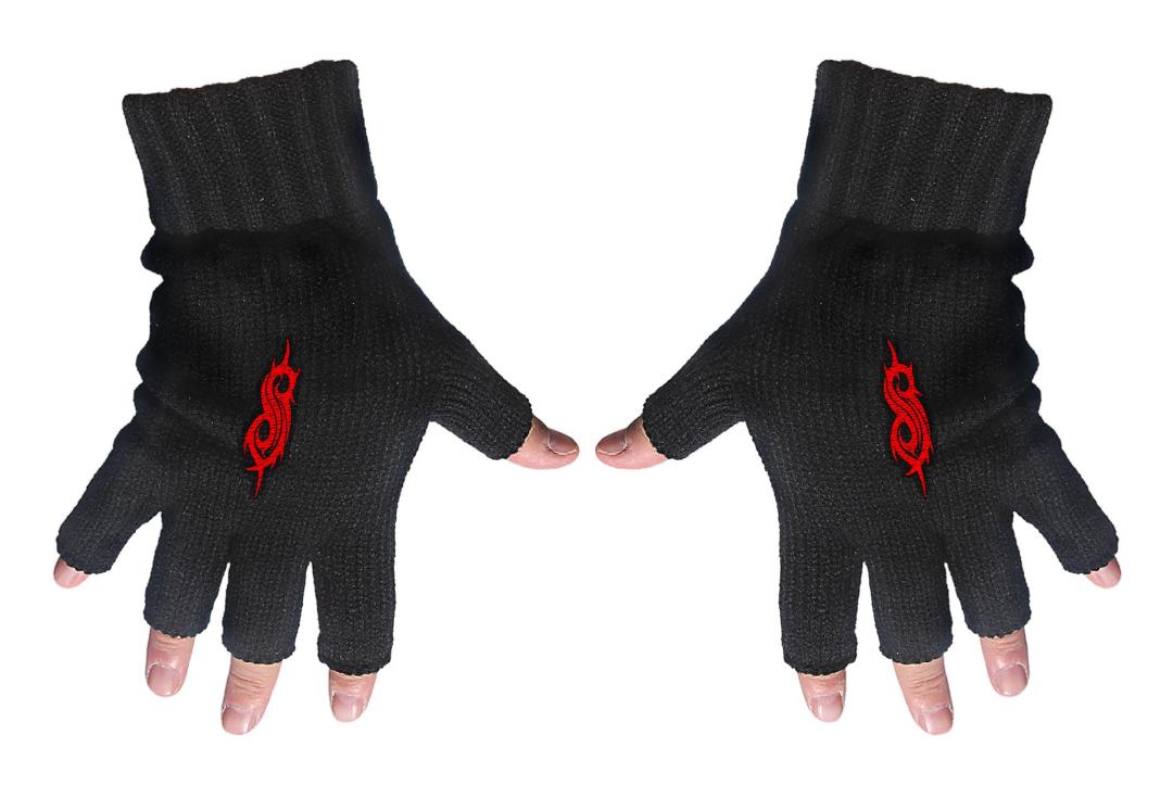Official Band Merch | Slipknot - Tribal S Embroidered Knitted Finger-less Gloves