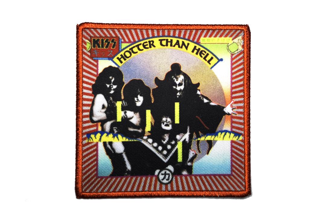 Official Band Merch | Kiss - Hotter Than Hell Album Cover Woven Patch