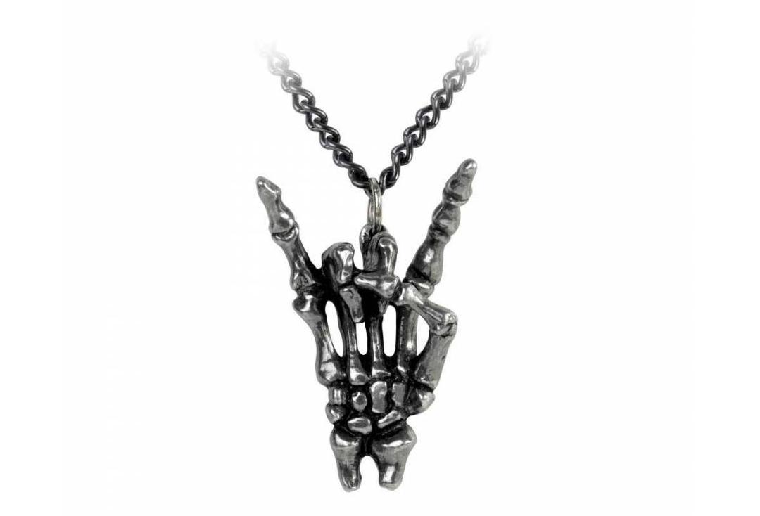 Alchemy Gothic | Maloik Sign Of The Horns Pendant - Main