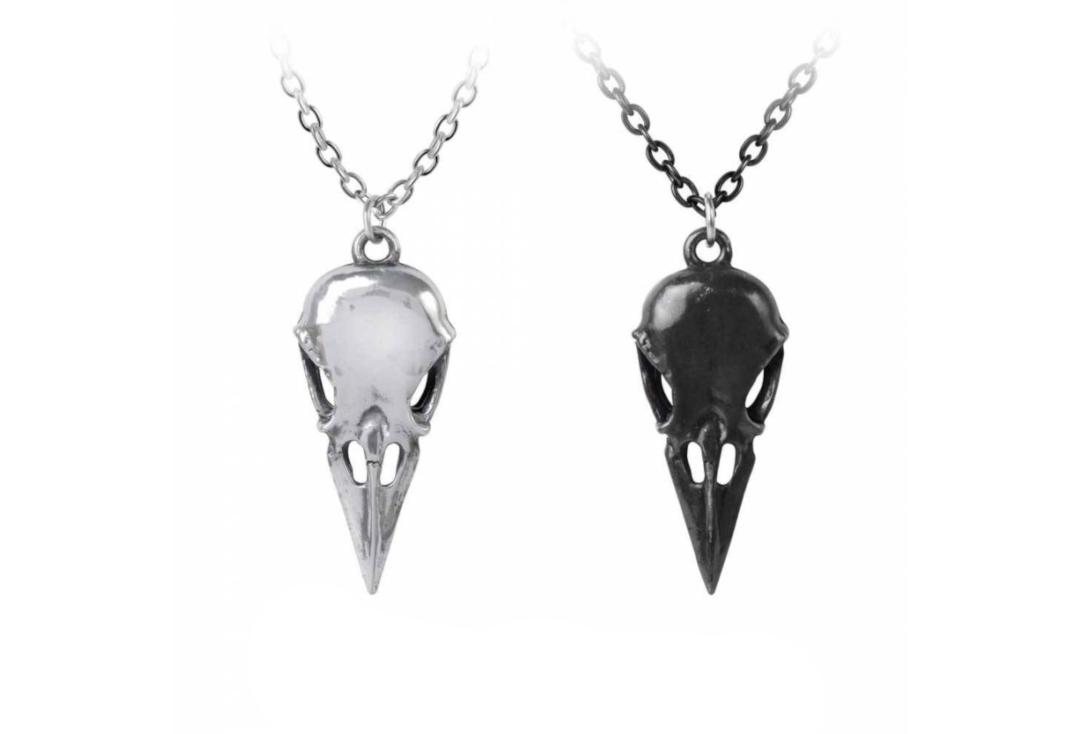Alchemy Gothic | Coeur Crane Pendant - Both
