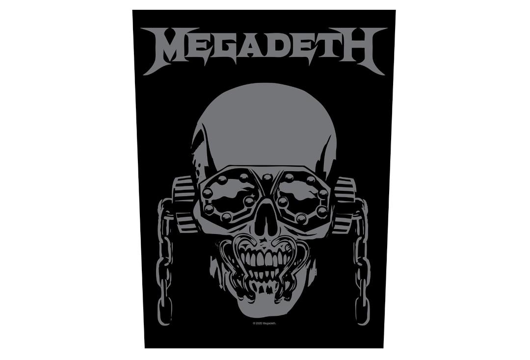 Official Band Merch | Megadeth - Vic Rattlehead Printed Back Patch