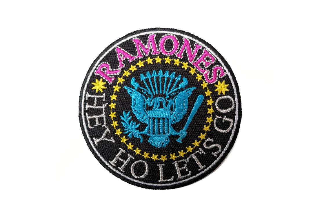 Official Band Merch | Ramones - Hey Ho Let's Go Version 2 Woven Patch