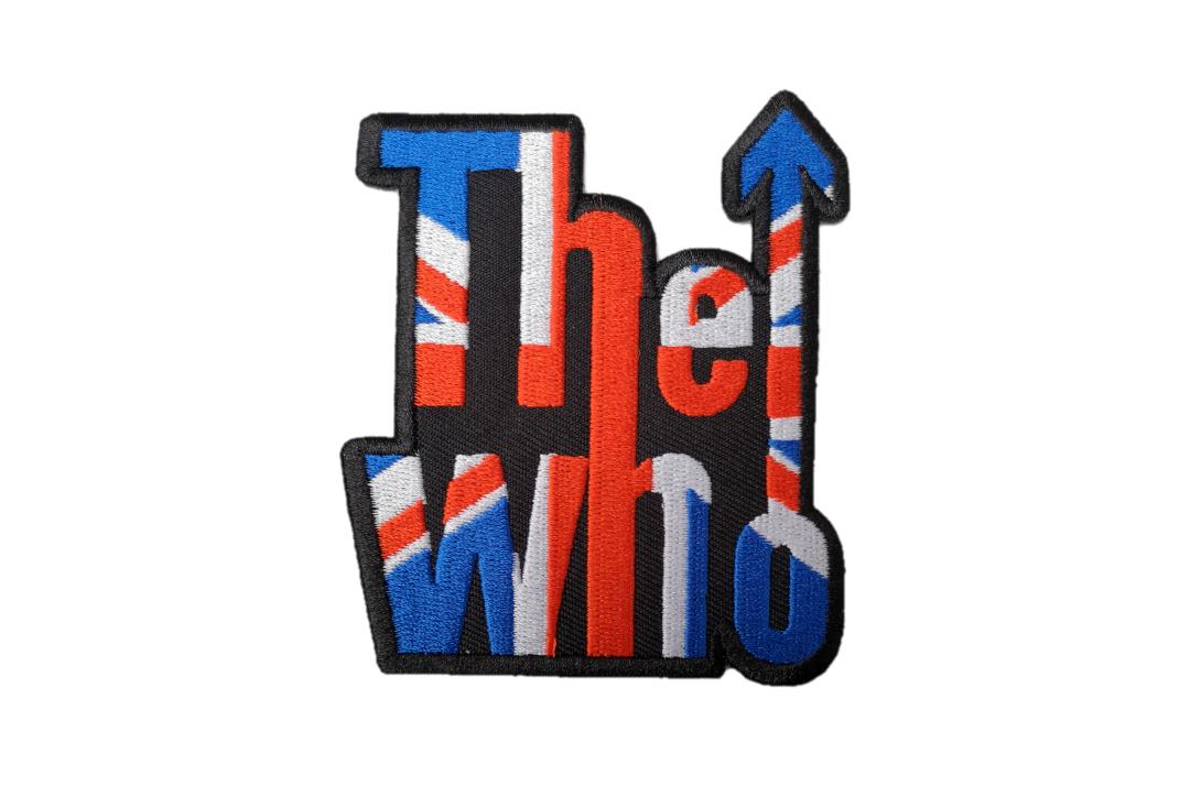 Official Band Merch | The Who - Union Jack Logo Woven Patch