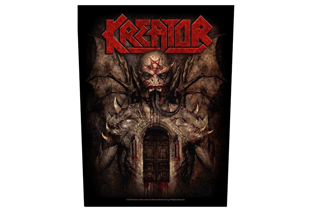Official Band Merch | Kreator - Gods Of Violence Printed Back Patch