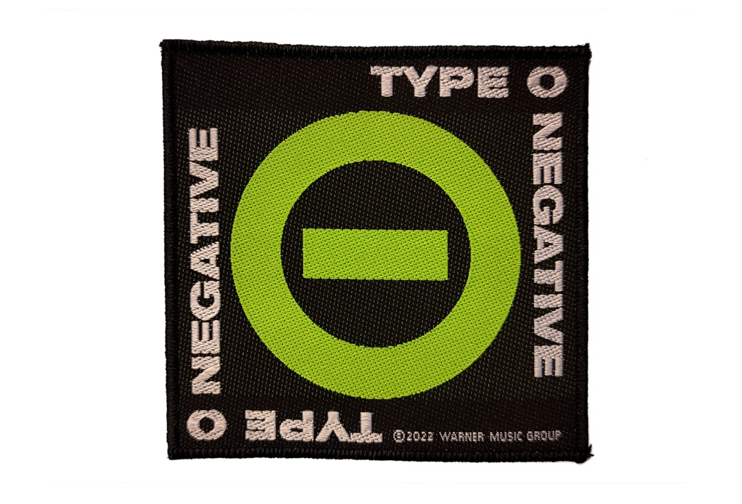 Official Band Merch | Type O Negative - Negative Symbol Woven Patch