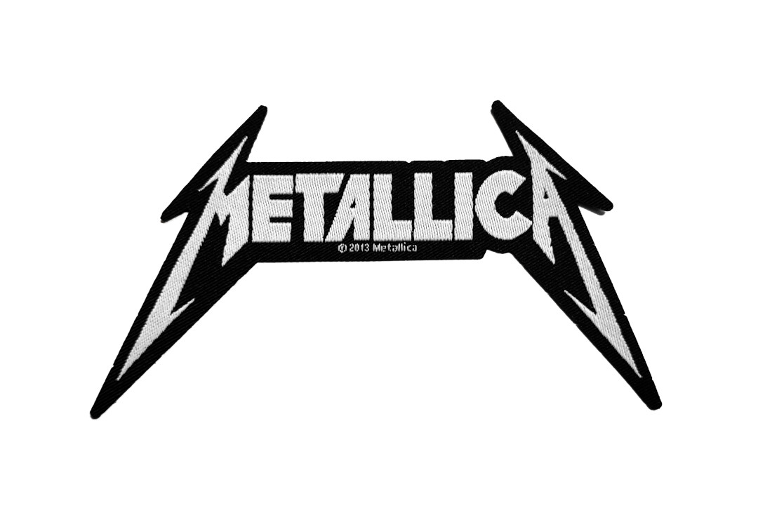 Official Band Merch | Metallica - Cut Out Logo Woven Patch