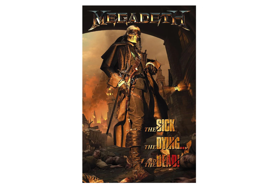 Official Band Merch | Megadeth - The Sick, The Dying And The Dead Printed Textile Poster