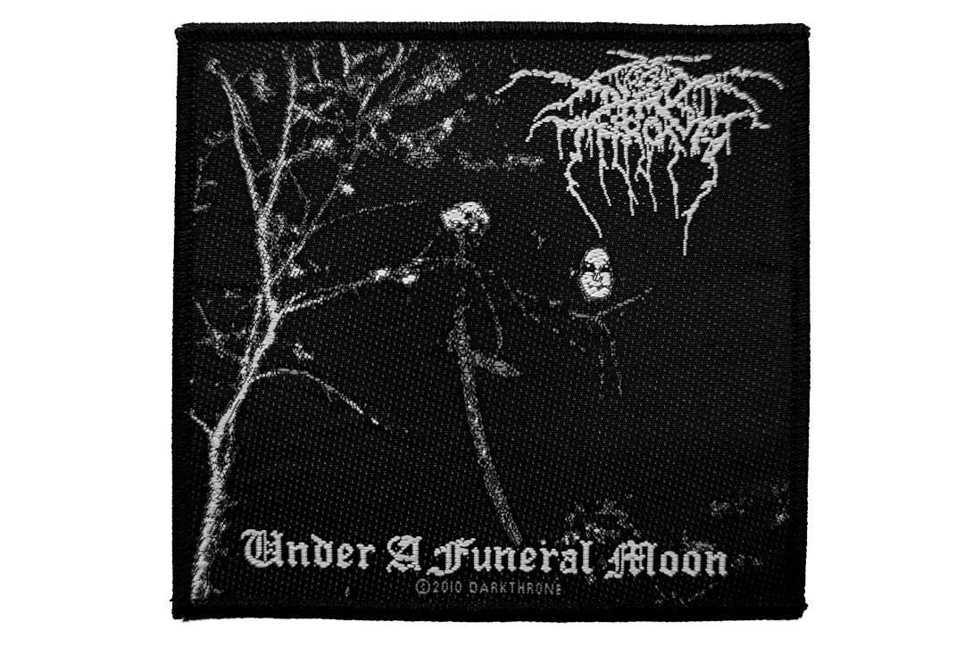 Official Band Merch | Darkthrone - Under A Funeral Moon Woven Patch